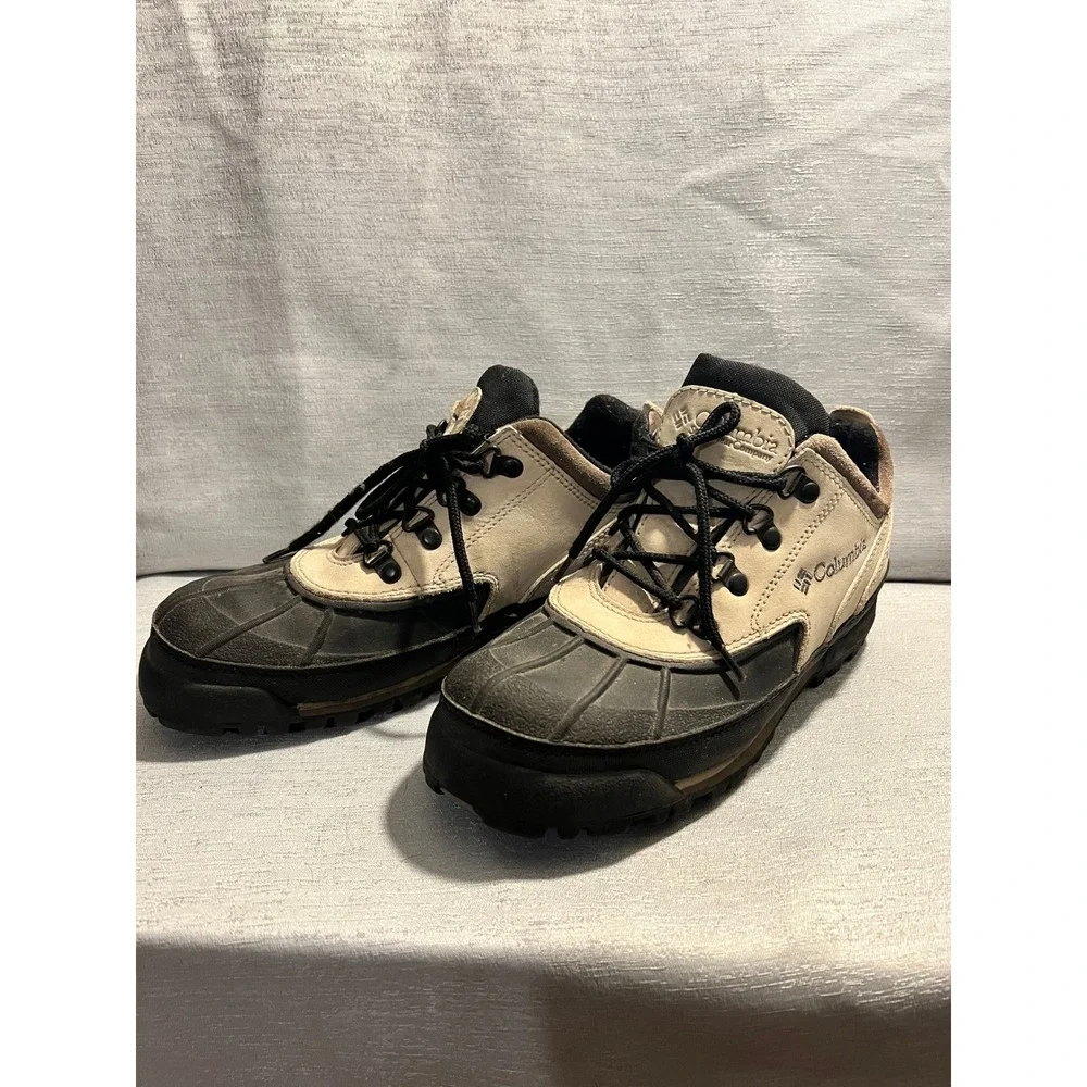 Columbia Buga Low Hiking Boots Tan Black Thermolite Insulated BL1101-160 Mens 9